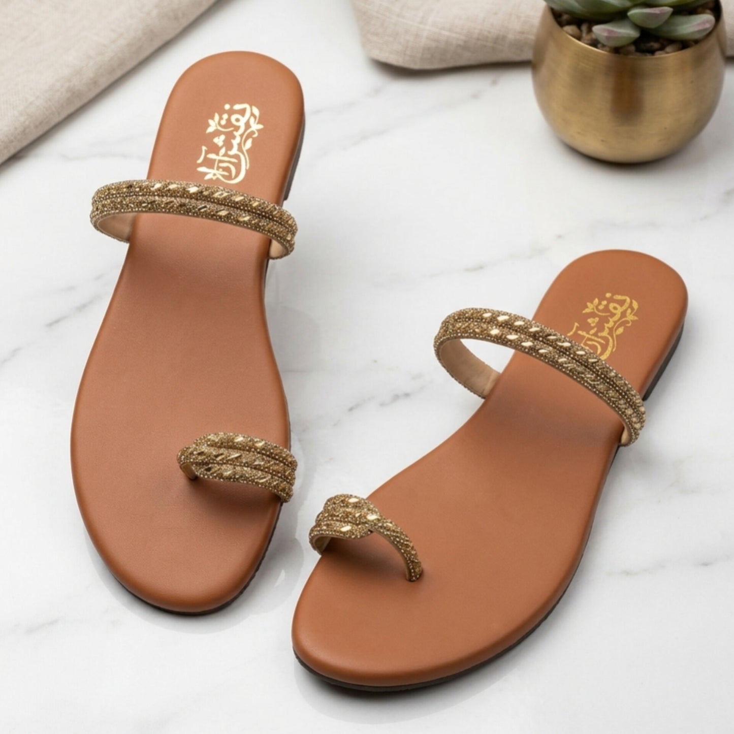 Grace Toe Loop Flats
