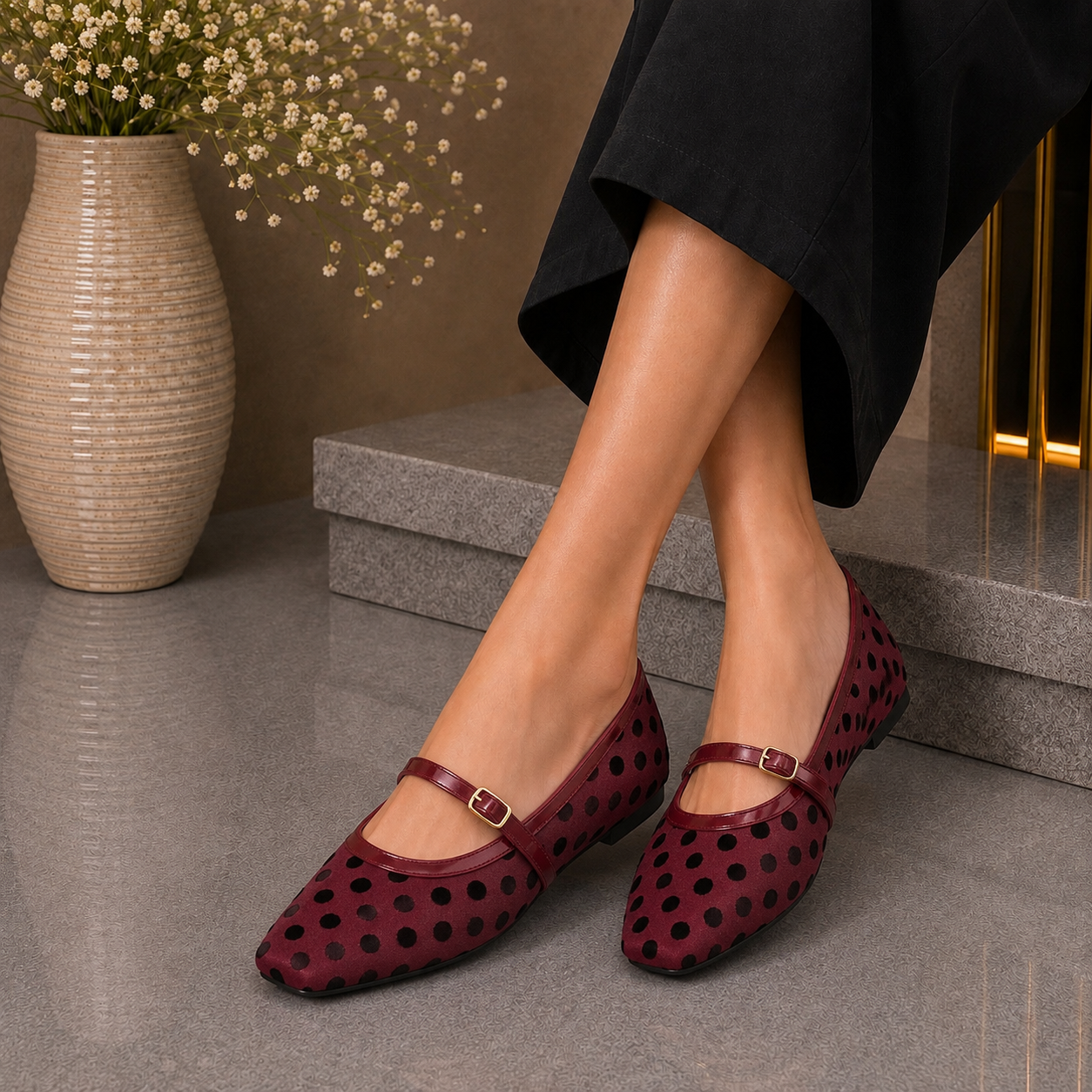 Dot Marry Jane Pumps