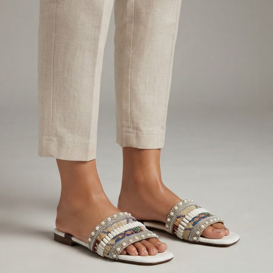 Ethnic Dusk Flats