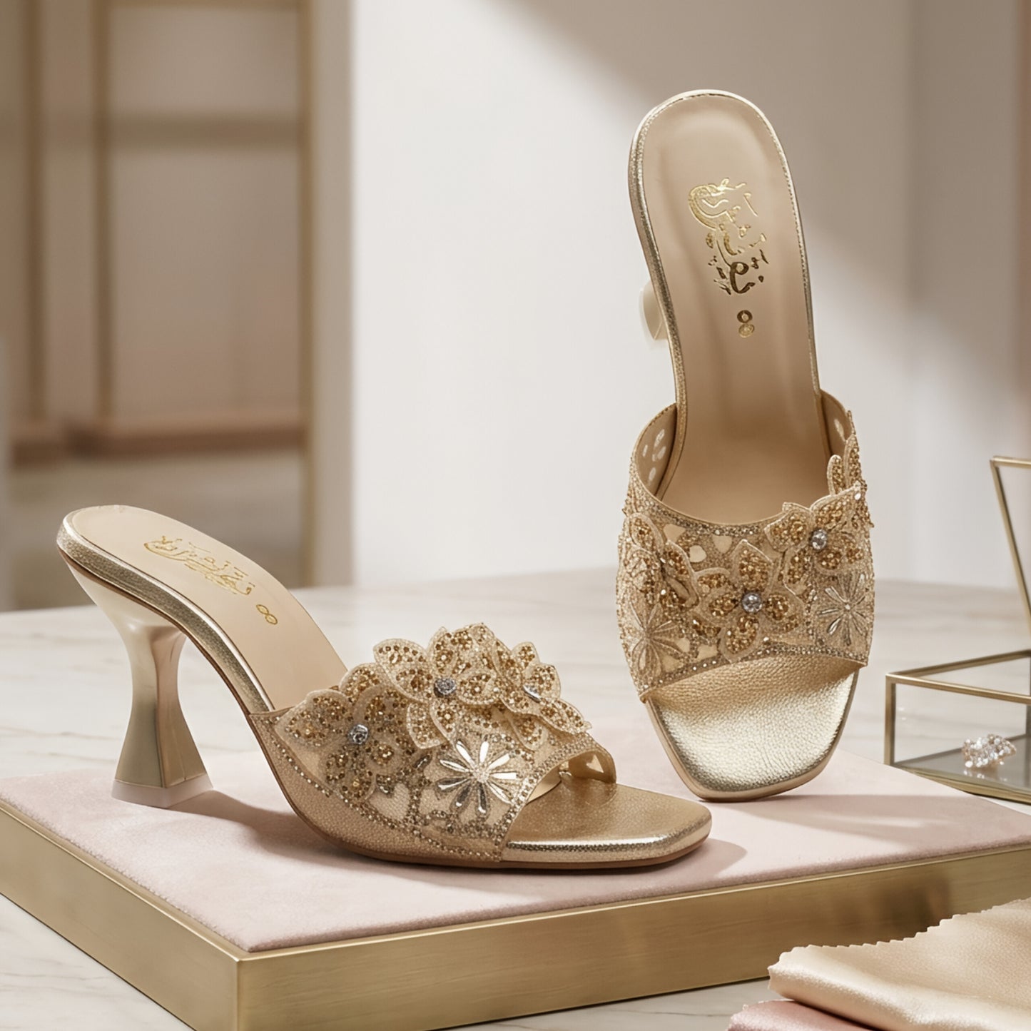 Luxury Embellished Heels