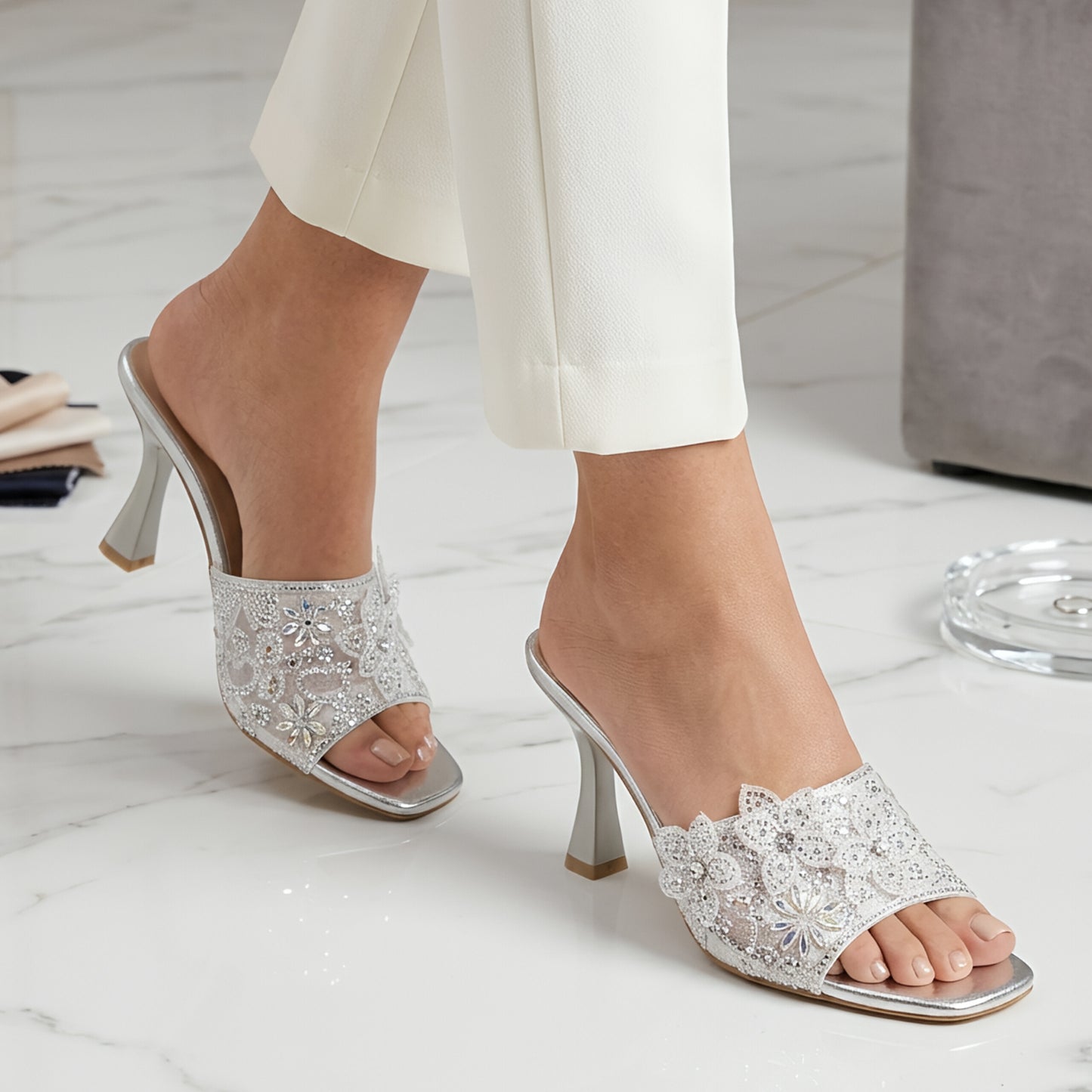 Luxury Embellished Heels