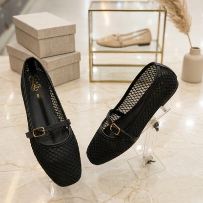 Amanda Ballet Net Pumps