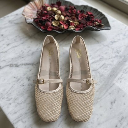 Amanda Ballet Net Pumps
