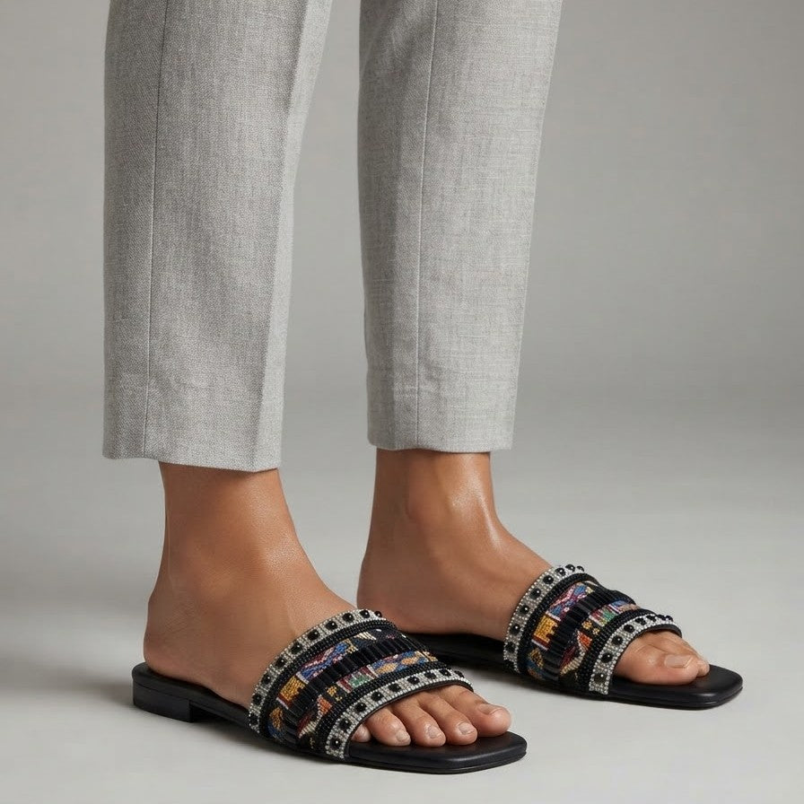 Ethnic Dusk Flats