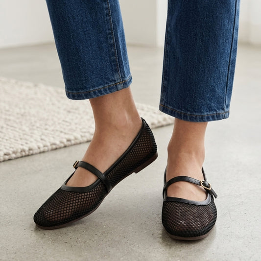 Amanda Ballet Net Pumps