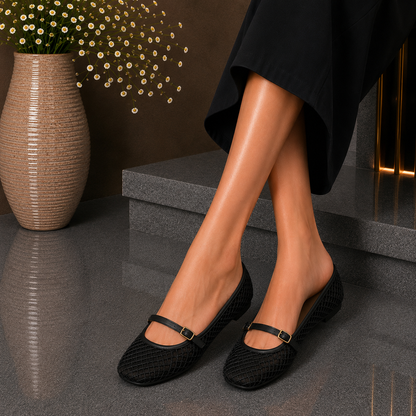Amanda Ballet Net Pumps